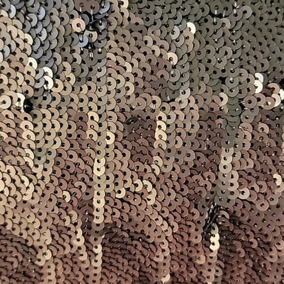 BAR III Dublin Matte Metallic Copper Sequin Glam Party Holiday NYE Shell Top XXL - Picture 8 of 8